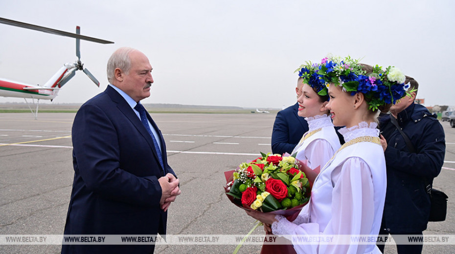 Лукашенко прибыл с рабочей поездкой в Гродно